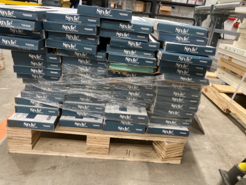 Photo 5 of ***61 Cartons*** Style Selections Ozark Brown 3-mil x 6-in W x 36-in L Water Resistant Peel and Stick Luxury Vinyl Plank Flooring (21-sq ft/ Carton)