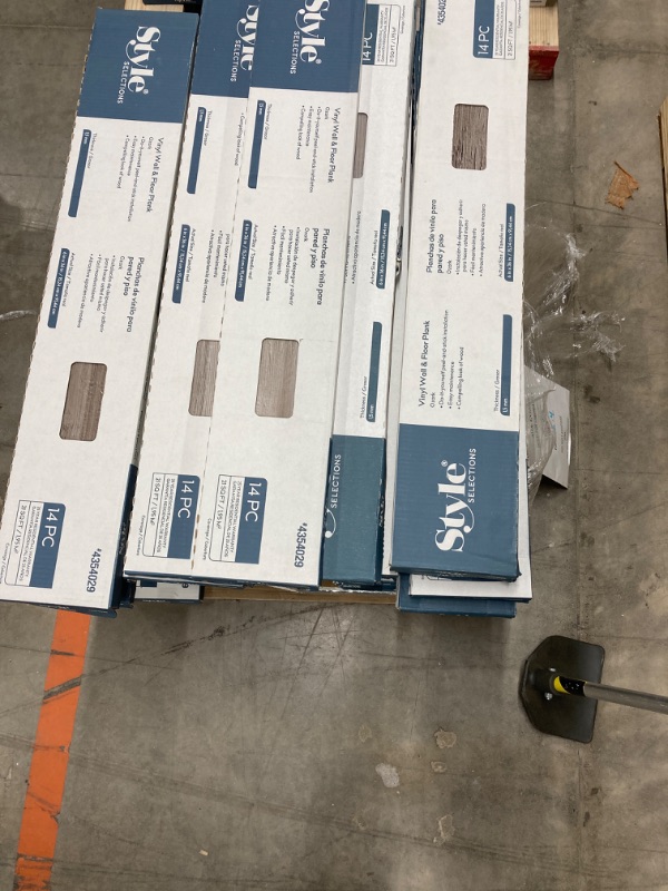 Photo 3 of ***61 Cartons*** Style Selections Ozark Brown 3-mil x 6-in W x 36-in L Water Resistant Peel and Stick Luxury Vinyl Plank Flooring (21-sq ft/ Carton)