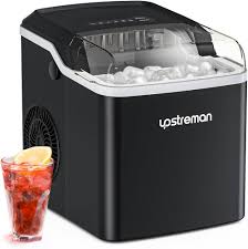 Photo 1 of Upstreman Y90 Countertop Ice Maker, Self-Cleaning Ice Cube Maker Machine, Max 26Lbs/Day, 9 Ice Cubes Ready in 6 Mins, Portable Bullet Ice Maker for Home, Kitchen, Office, Party