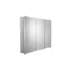 Photo 1 of Croydex
48 in. W x 30 in. H x 5-1/4 in. D Frameless Tri-View Surface-Mount Medicine Cabinet with Easy Hang System in White