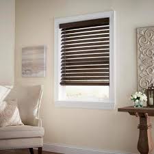 Photo 1 of Home Decorators Collection
Espresso Cordless Premium Faux Wood Blinds with 2.5 in. Slats - 42 in. W x 64 in. L (Actual Size 41.5 in. W x 64 in. L)