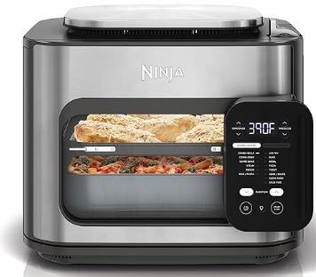 Photo 1 of Ninja Combi All-in-One Multicooker, Oven, & Air Fryer, Complete Meals in 15 Mins, 14-in-1 Functions, Combi Cooker + Air Fry, Bake, Roast, Slow Cook and More, 3 Accessories, Stainless Steel, SFP701
