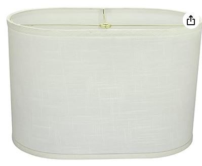 Photo 1 of Aspen Creative 37051A, Spider LAMP Shade, Off-White