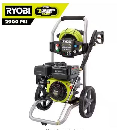 Photo 1 of 2900 PSI 2.5 GPM Cold Water Gas Pressure Washer with 212cc Engine
