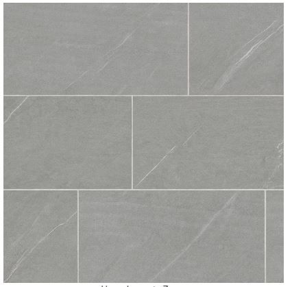 Photo 1 of Alpe Cardoso Gray 12 in. x 24 in. Quartzite Stone Look Porcelain Floor and Wall Tile (15.50 sq. ft./Case)
