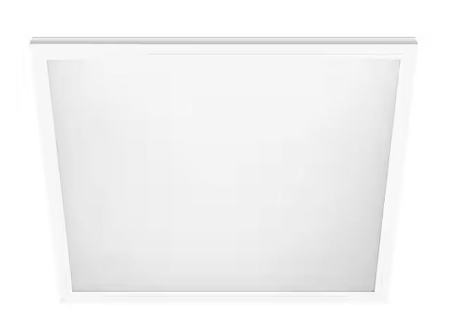 Photo 1 of 24 in. x24 in. 4250 Lumens Integrated LED Flat Panel Light with Color Change 5CCT Non-Dimmable White Ceiling Flush Mount