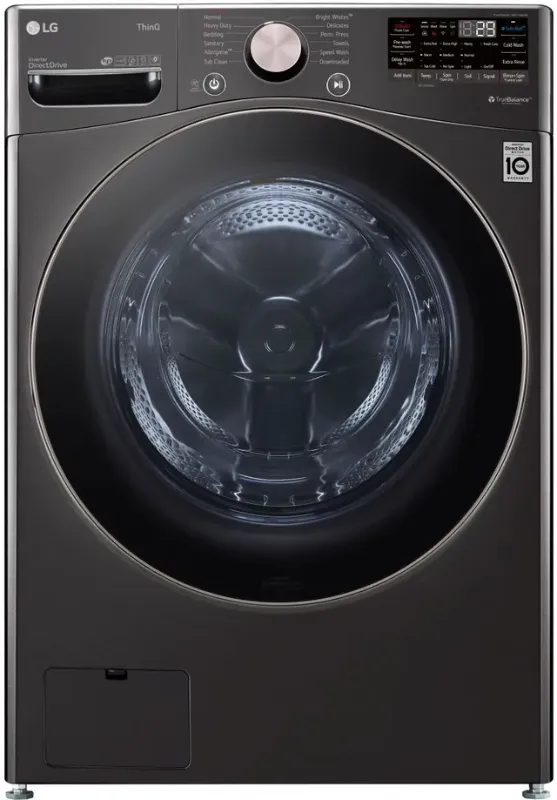 Photo 1 of SAMSUNG 4.5 cu. ft. Large Capacity High Efficiency Stackable Smart Front Load Washer with Steam in Graphite Steel