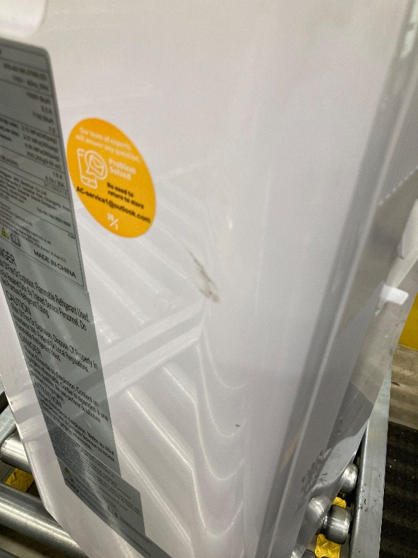 Photo 1 of ***PARTS ONLY***
Portable Air Conditioners - 2025 Upgraded 10000 BTU Portable AC for Room up to 450 Sq. Ft, 3 in 1 AC Unit with 24H Timer, Smart Sleep Mode, Remote Control, Air Cooler for Bedroom Kitchen Small-Rooms   ***(USED, MISSING REMOTE, SOME SCUFFS