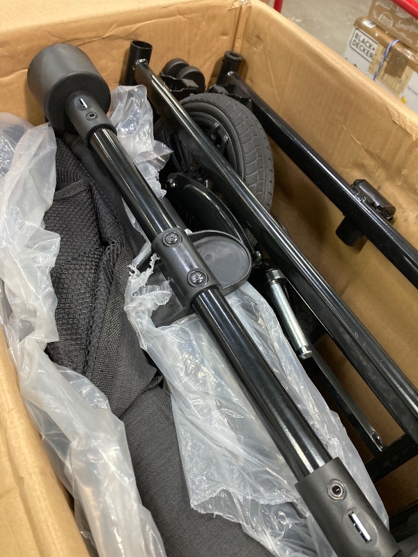 Photo 1 of ***SELLING AS PARTS ONLY MISSING ONE WHEEL, BOX RIPPED/TORN...SEE ALL PHOTOS)***

SACVON All-Terrain Stroller Wagon for Toddlers with Canopy, Parent Organizer, Adjustable Handlebar, 2 Cup Holder   ***(BOX RIPPED/TORN....SEE ALL PHOTOS)***