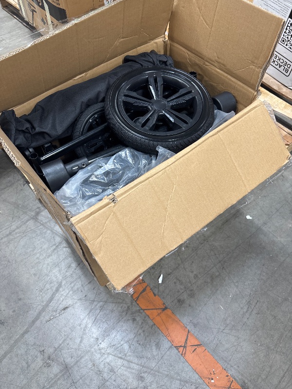 Photo 1 of ***SELLING AS PARTS ONLY MISSING ONE WHEEL, BOX RIPPED/TORN...SEE ALL PHOTOS)***

SACVON All-Terrain Stroller Wagon for Toddlers with Canopy, Parent Organizer, Adjustable Handlebar, 2 Cup Holder   ***(BOX RIPPED/TORN....SEE ALL PHOTOS)***