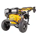 Photo 1 of **PARTS ONLY**DeWalt DXPW3425E-S 3400 PSI Gas Pressure Washer, 2.5 GPM Axial Cam Pump, 208cc Recoil with Electric Start Engine, Spray Gun and Wand, 5 QC Nozzles, 5/16-in. x 25-ft. Hose, 49-State