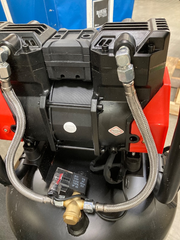 Photo 1 of **NO BOX**14 Gallon Ultra Quiet Air Compressor with Two Quick Couplers, 2HP 8.75 CFM, Max 115 PSI Pressure Oil-Free Air Compressor Tank, 70dB Quiet Compressor for Auto Repair, Tire Inflation