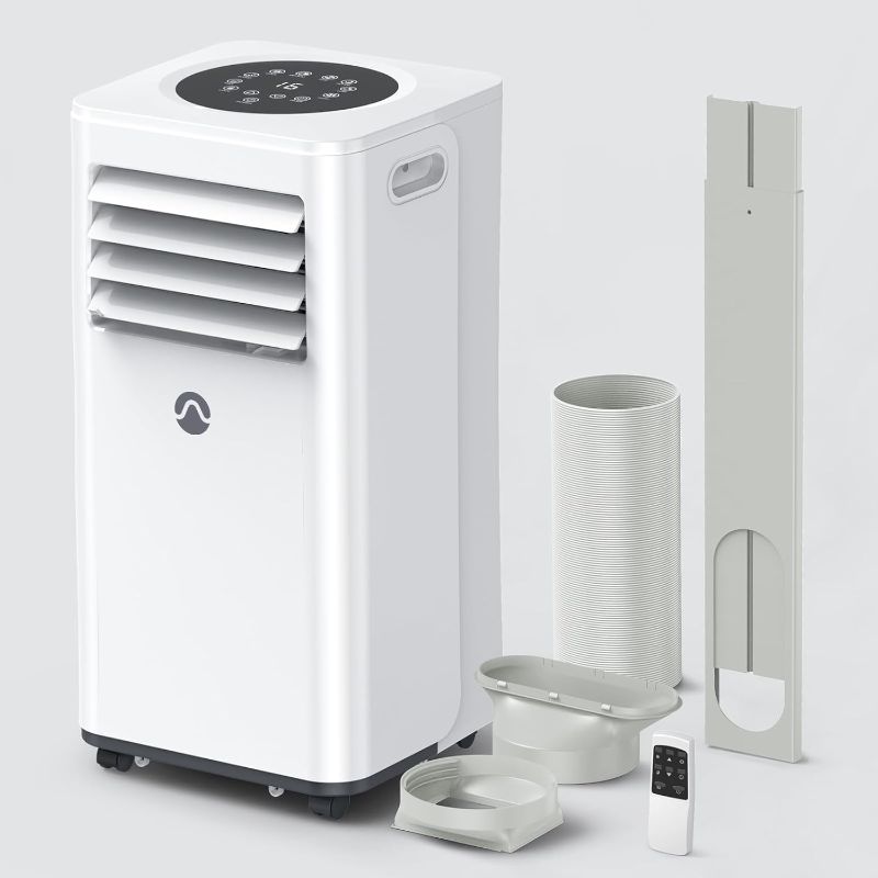 Photo 1 of ***PARTS ONLY**Portable Air Conditioners, 10000 BTU Air Conditioner Portable for Room up to 450 Sq. Ft., 3-in-1 Portable AC Unit with Digital Display, Remote Control, Window Installation Kit, 24H Timer, Sleep Mode
