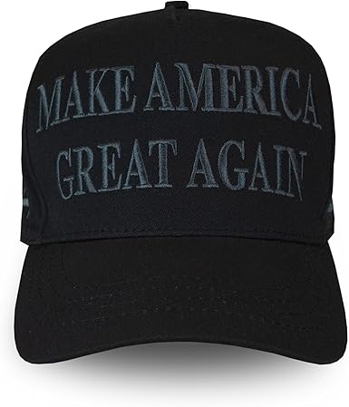 Photo 1 of 3 pk Dark MAGA Hat Trump Black Hat 2024 MAGA Hat Donald Trump Merchandise Trucker Cap
