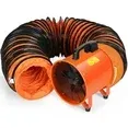 Photo 1 of 16 Inches Utility Blower Exhaust Fan with 32.8 FT Duct, 3300 r/min High Velocity Low Noise Extraction and Ventilation Fan with Duct Hose
