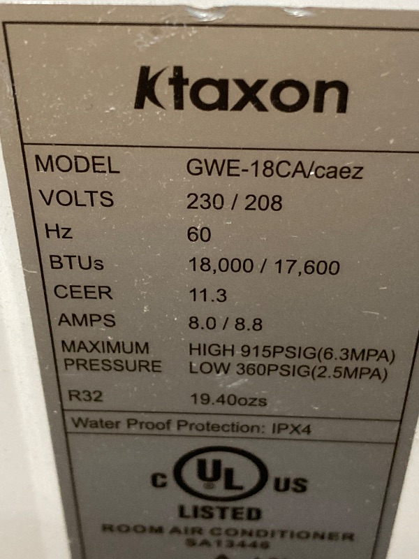 Photo 1 of 
Ktaxon 18000BTU Window Air Conditioner With WiFi and Eco Mode for Medium Rooms
