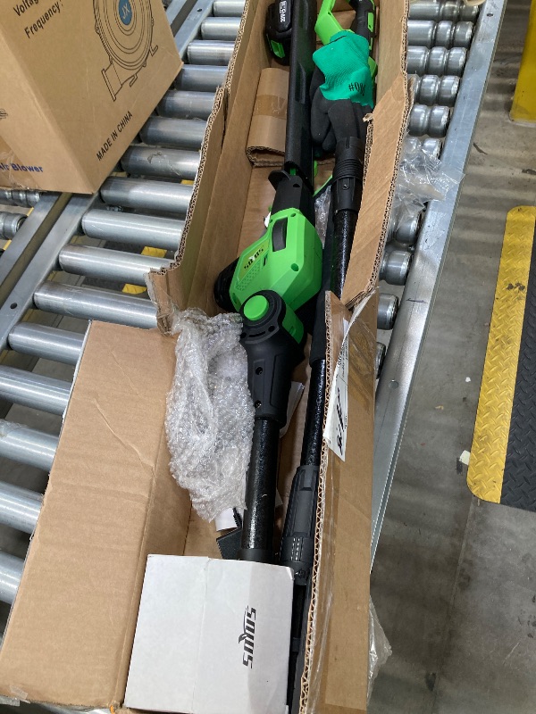 Photo 1 of ***MAYBE PARTS ONLY***
ZEGJAW Pole Saw 8-Inch Cordless Tree Trimmer and 18-Inch Pole Hedge Trimmer 2-In-1,15-Feet Max Reach, Auto Oiling, Telescoping Pole Chainsaw with 2.0Ah Battery & Charger
