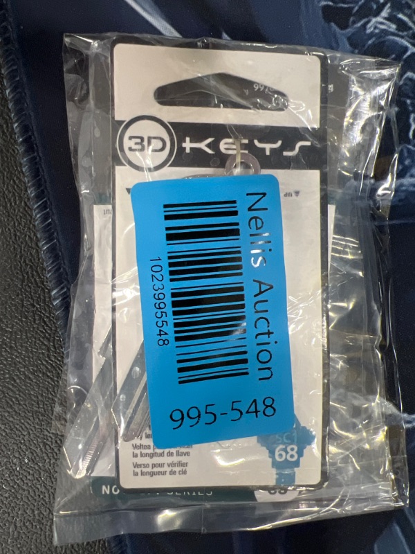 Photo 1 of #66 3D Silver Skull Key Blank 3 pack
 