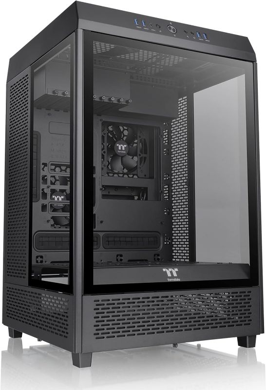 Photo 1 of * part only damage * Thermaltake Tower 500 Vertical Mid-Tower Computer Chassis Supports E-ATX CA-1X1-00M1WN-00