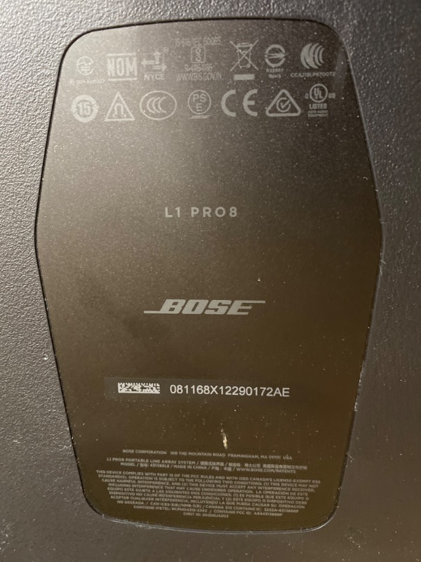 Photo 5 of Bose L1 Pro16 - Portable PA System, Portable Line Array Speaker with Integrated Bluetooth, built-in mixer, and wireless App control