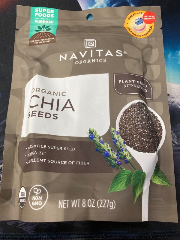 Photo 2 of Navitas Naturals Organic Chia Seeds - 8 oz bag