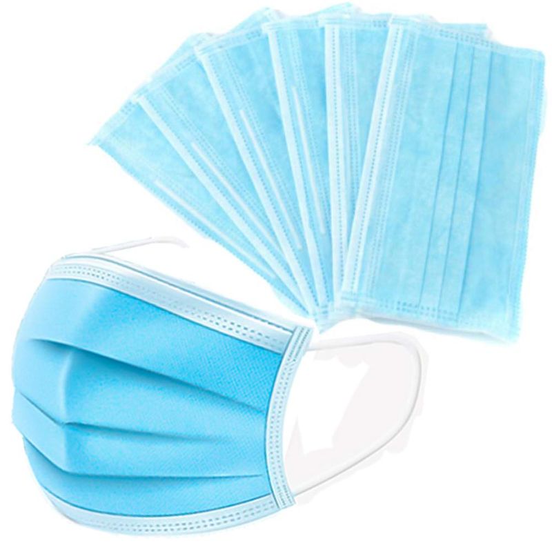 Photo 1 of 10Pcs Disposable Filter Mask 3 Ply Earloop Face Masks - 2pk bundle
