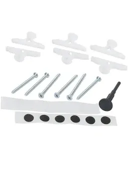 Photo 1 of Light Duty Zinc Universal Hardware Pack-Shelving Hardware
