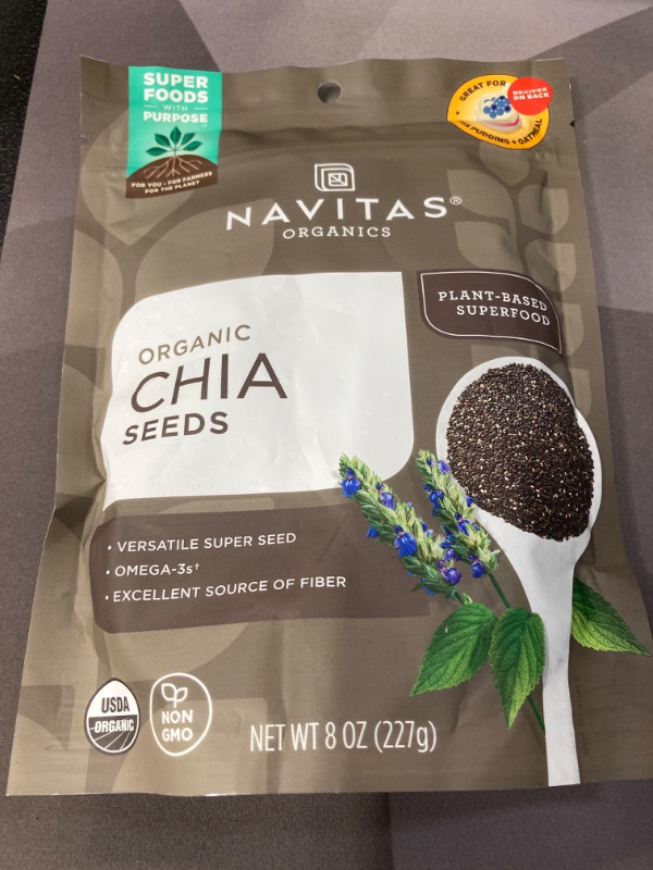 Photo 2 of Navitas Naturals Organic Chia Seeds - 8 oz bag