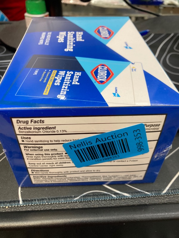 Photo 1 of Clorox Pro Individually Wrapped Hand Wipes,100 ct | Clorox Alcohol Free Wipes with BZK | Clorox Hand Wipes, Travel Hand Wipes, Alcohol Free Hand Wipes, Wipes for Hands Hand Sanitizer Wipes - Individually Wrapped 100 Count (Pack of 1)