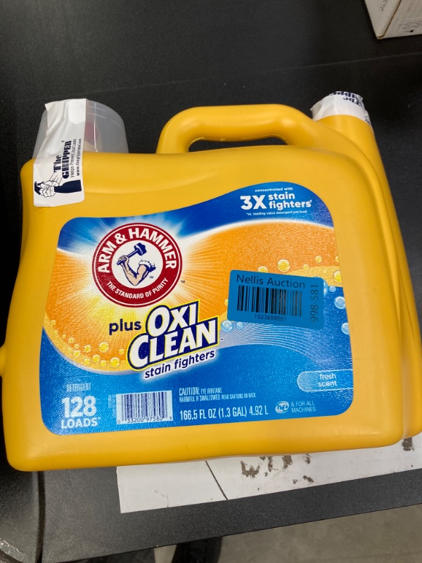 Photo 1 of Arm & Hammer Plus OxiClean Fresh Scent Liquid Laundry Detergent