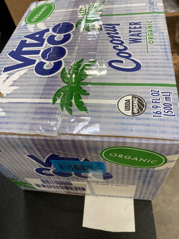 Photo 3 of **Expired 08/10/2024** Vita Coco Coconut Water, Pure Organic | Refreshing Coconut Taste | Natural Electrolytes | Vital Nutrients | 16.9 Oz (Pack Of 12)