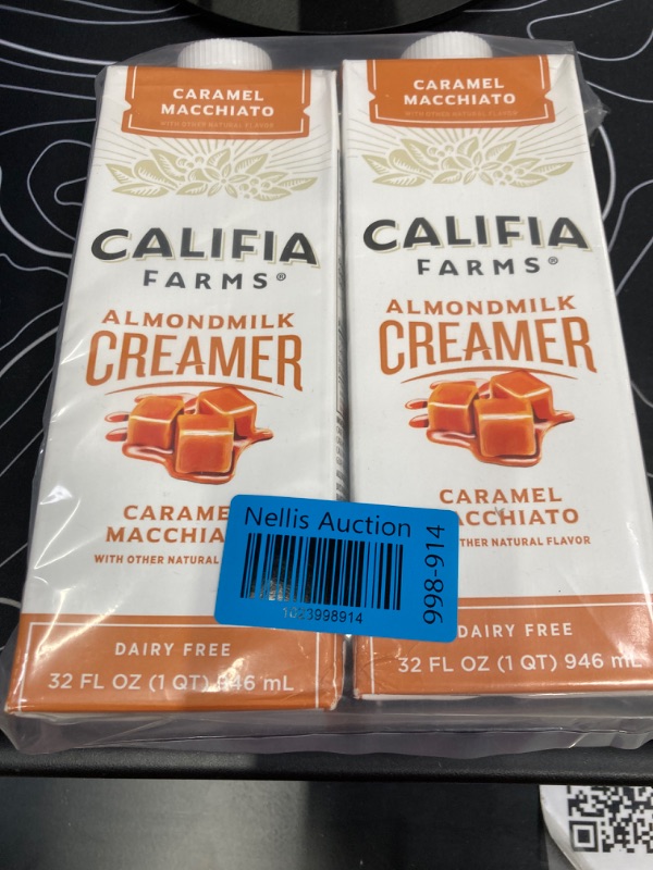 Photo 2 of **2 Pack** Caramel Macchiato Califia Farms Almondmilk Creamer