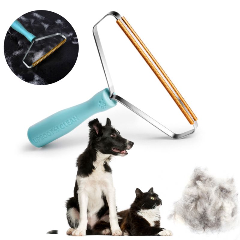 Photo 1 of  Dog Hair Carpet Rake for Pet Hair Rake,Uproot Cleaner Pro Pet Hair Remover,Dog Hair Remover,Easy Lint,Hair Remover for Clothes,Couch,Pet Towers & Rugs-Gets Every Hair!
