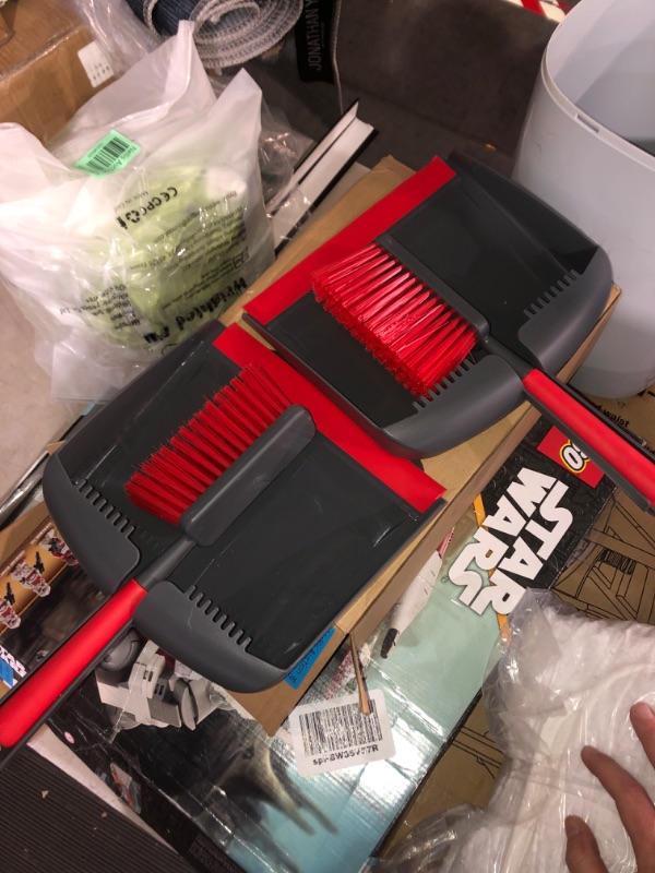 Photo 2 of (READ FULL POST) Heavy Duty Broom, Outdoor DUSTPAN & BRUSH - Black and Red