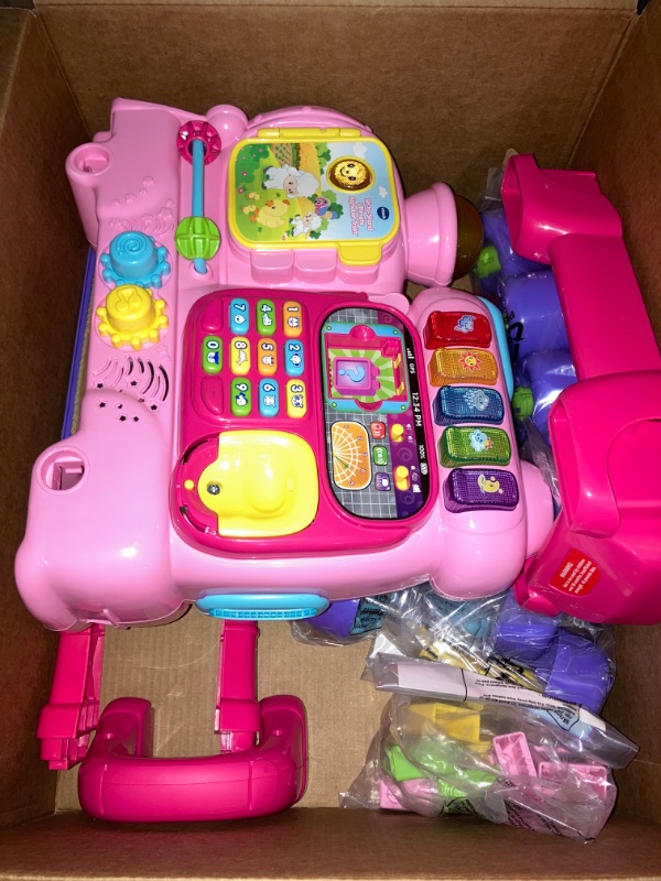 Photo 2 of (READ FULL POST) VTech Sit-To-Stand Ultimate Alphabet Train (Frustration Free Packaging), Pink Train Pink Frustration-Free Packaging