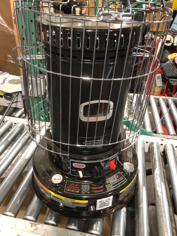 Photo 2 of **UNTESTED**Dyna-Glo WK24BK 23,800 BTU Indoor Kerosene Convection Heater, Black