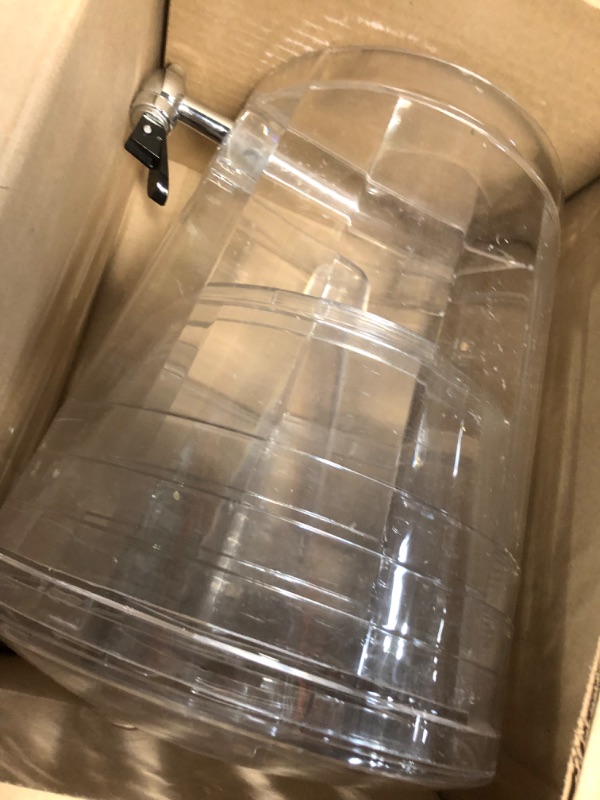 Photo 1 of *MISSING PARTS*
CreativeWare CreativWare 3-Gallon Mosaic Beverage Dispenser, Clear