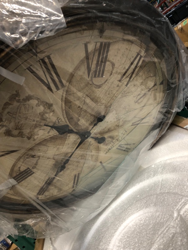 Photo 5 of  **BROKEN ** STILL FUNCTIONS BUT BROKEN SEE PICS**
Westzytturm Large Wall Clock Decorative, 30INCH