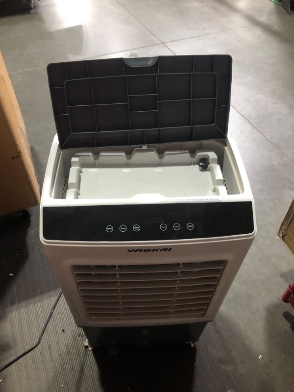 Photo 8 of ***HEAVILY USED AND DIRTY - UNTESTED - SEE COMMENTS***
Evaporative Air Cooler, VAGKRI 2200CFM Swamp Cooler, 120°Oscillation Air Cooler with Remote Control, 24H Timer, 3 Modes & Wind Speeds for Outdoor Indoor Use, 9.2Gallon