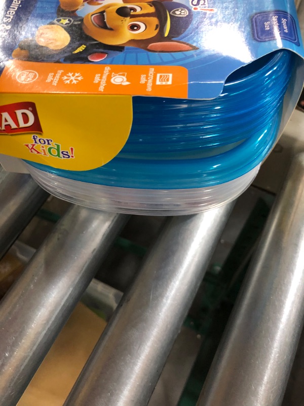 Photo 4 of Glad for Kids Paw Patrol GladWare Medium Lunch Square Food Storage Containers with Lids | 25 oz Kids Food Containers with Paw Patrol Design, 5 Count Set | Tight Seal Food Storage Containers for Food 25 oz - 5 Count SET OF 2