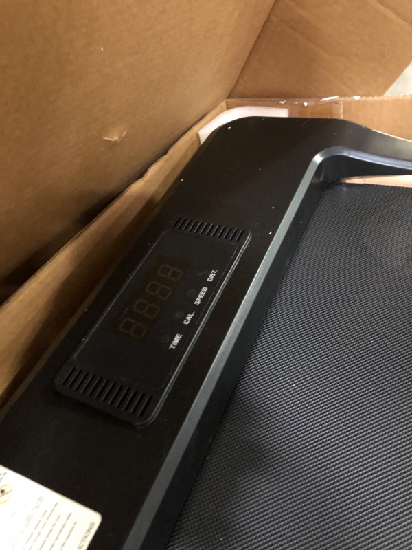 Photo 1 of ***UNABLE TO TEST*** MISSING POWER CORD
Maksone Under Desk Treadmill, Expert of Wooden Walking Pad, Walking Jogging Machine with Remote Control, Installation-Free… Brown wood