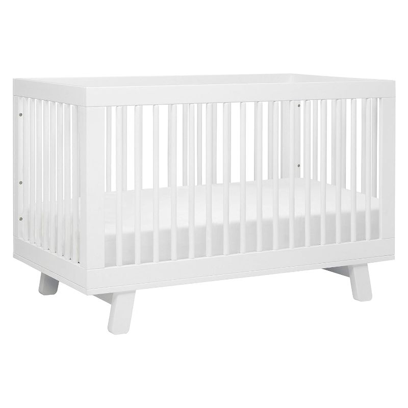 Photo 5 of Babyletto Hudson 3-in-1 Convertible Crib with Toddler Bed Conversion Kit 