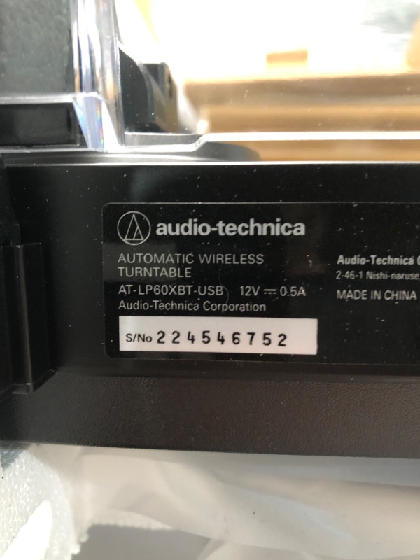 Photo 4 of Audio-Technica AT-LP60XBT-USB-BK Fully Automatic Belt-Drive Stereo Turntable with Bluetooth and USB