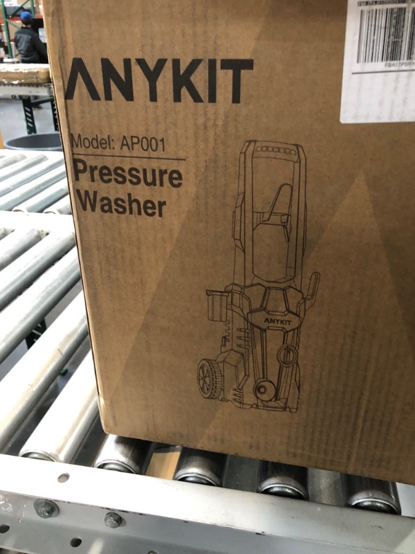 Photo 4 of Electric Pressure Washer Power Washers - Anykit 1600 PSI Power Washers Electric Powered Max 1.2 GPM with 4 Quick Connected Nozzles,Water Pressure Washer for Cleaning Car Patio Deck Outdoors