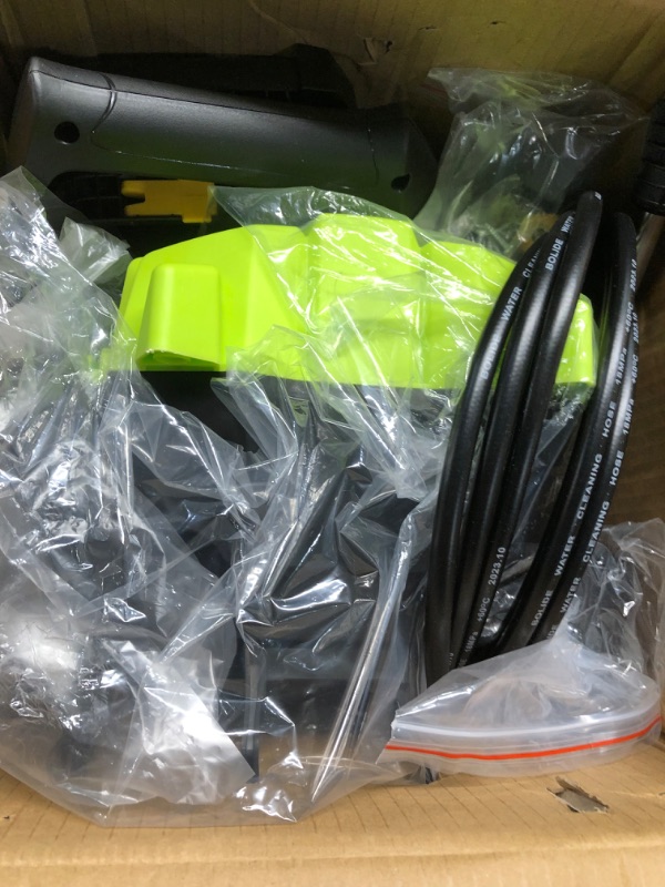 Photo 3 of Electric Pressure Washer Power Washers - Anykit 1600 PSI Power Washers Electric Powered Max 1.2 GPM with 4 Quick Connected Nozzles,Water Pressure Washer for Cleaning Car Patio Deck Outdoors