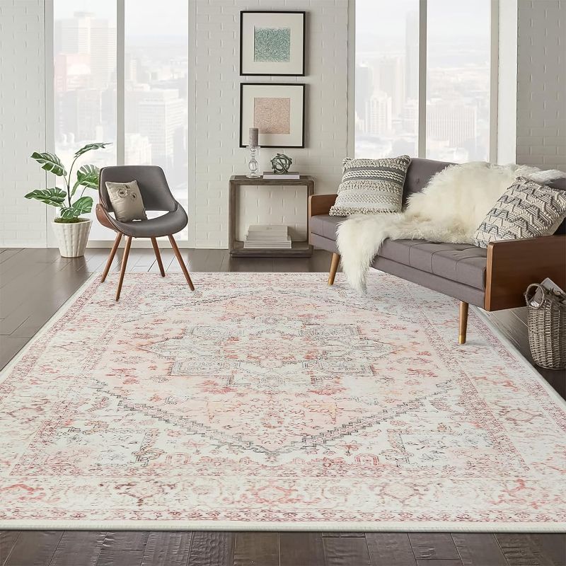 Photo 1 of (STOCK PHOTO FOR SAMPLE ONLY) - 8x10 - Large rug - LIGHT BROWN/WHITE 