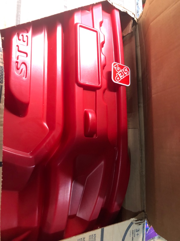 Photo 1 of **incomplete set** box 2 of 3***Step2 Turbocharged Truck Bed, Red, Twin