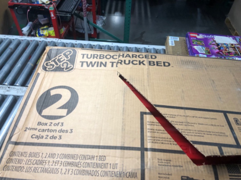 Photo 4 of **incomplete set** box 2 of 3***Step2 Turbocharged Truck Bed, Red, Twin