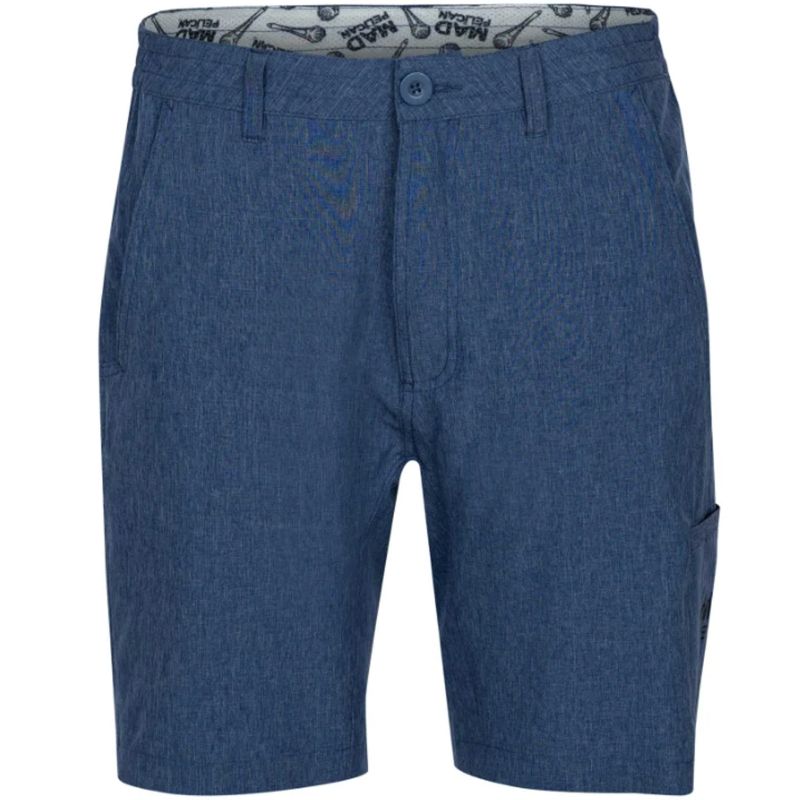 Photo 1 of Mad Pelican Wish U were Here Donnie's Walking Shorts - Blue XXL