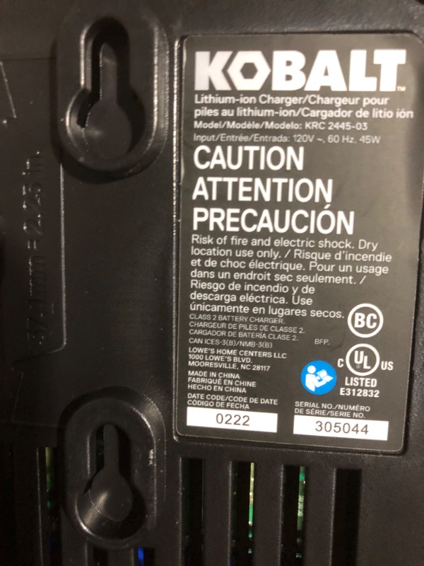 Photo 6 of Kobalt 0.53-Gallons Plastic 24-volt Battery Operated Handheld Fogger
Item #3809987 |
Model #KFG 1024A-03